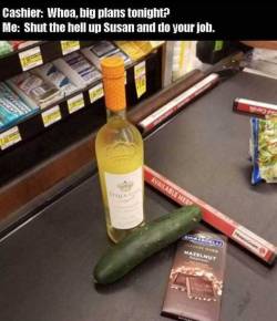 geographically-challenged:  True story…hubby works at a grocery