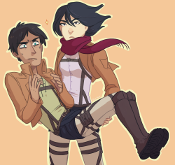 yshaarj:  its just a stubbed toe, mikasa, calm down 