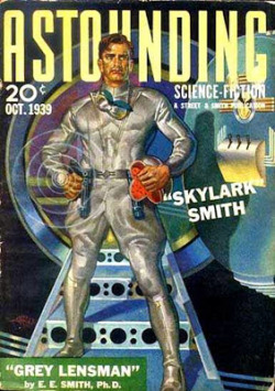 Cover painting of E.E. “Doc” Smiths’s Skylark by