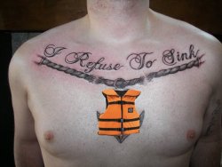 vegkid:  j3d1ntraining:  third-round-charm:  Dear Tumblr,Perhaps you don’t know the only fucking thing an anchor is designed to do. Just to be safe, I’ve fixed your tattoos for you. - Craig  if this doesn’t become a famous text post, i think i’d