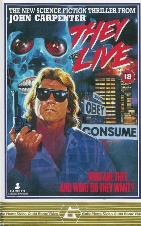 mangodebango:  John Carpenter’s “They Live", Film Poster,