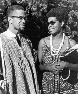 jungz:  Malcolm X and Maya Angelou Ghana, 1964 