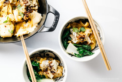 everythingwithwasabi:  Get Lucky with: Beef Wontons Noodles