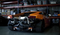 thewelovemachinesposts:  Lamborghini Gallardo LP560 Twin Turbo