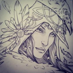 srj-art:  Sneaky peak! Can’t wait to hit this with ink and