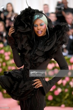 false-god:  Laverne Cox attends The 2019 Met Gala Celebrating