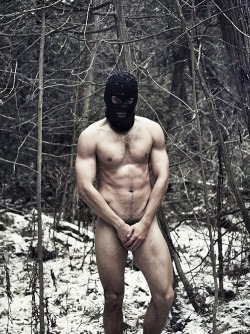 thebonernetwork:  Just a normal shy guy wandering in the woods