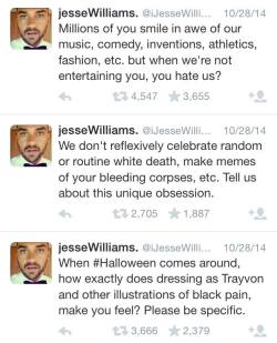 the-goddamazon:  actjustly:  Jesse Williams just being Jesse