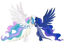 sugarcuppony:  Did celestia and Luna :D think it came out good