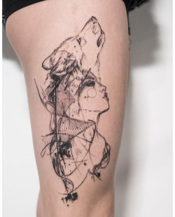 tattoocircle:  Source: mowgli_artist | #tattoo #tattoos #tats