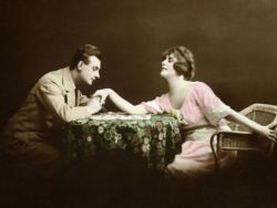 warmthofthepast:  Couple - circa 1920 