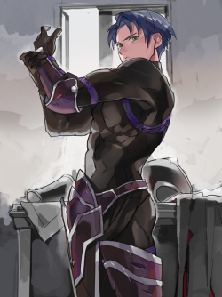 kohiu:  Zelgius commission for Spacey! He’s putting on his