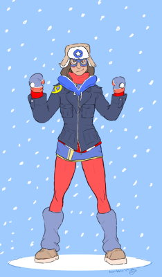 Winter Warrior Ms. Marvel Playset