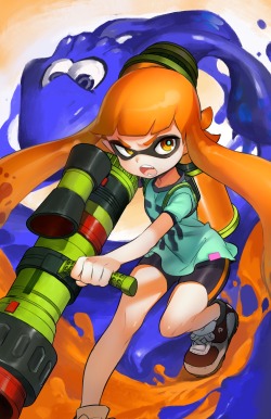 nasoyon:  Splatoon collab with Ishutani! 