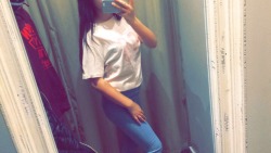 alexerenbest:  i didnt even buy this top haha i just took this pic in the dressing rooms