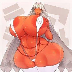 boobymaster64:  Artist: tokyokyotoYou like plump girls with oversized
