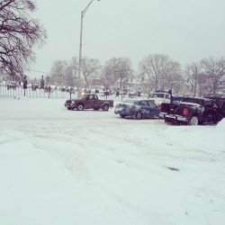 Snow day? Yea okay still have to work. #emt #ambulancesuck  #4x4iwish