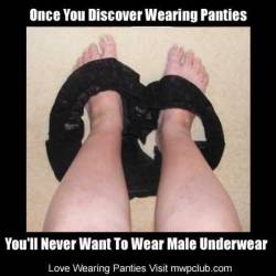 sissyboicharlie:  I hate male undies ! I need the guts to wear