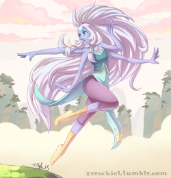 xerachiel:  another pic finished in the stream; it’s opal!