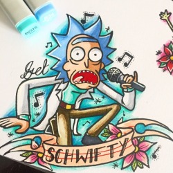 sammcandraw:  Started a rick n morty flash sheet