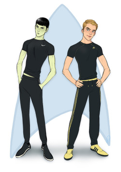 youngkelpie:  Starfleet’s gayestbrightest.Breaking into the