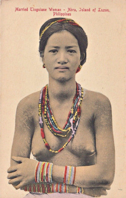     Married Tinguiane Woman,   Abra, Island of Luzon, Philippines.