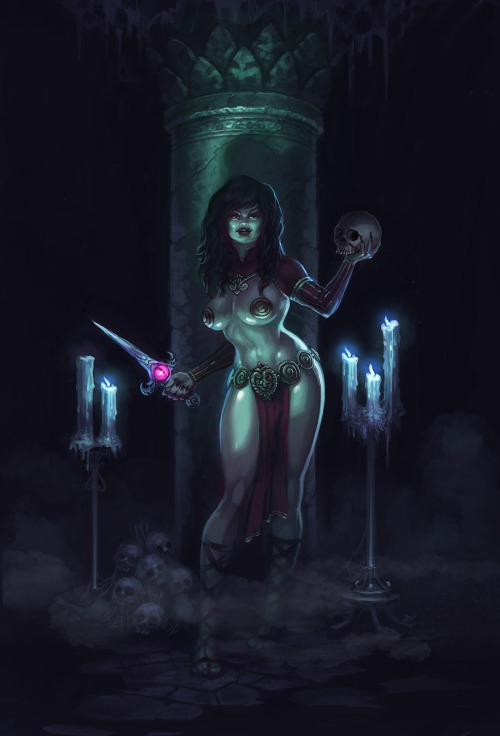 naughtyhalloweenart:Achaea Siren by Chris Bourassa