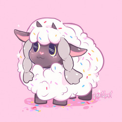 paintdust: Who ordered the floof with extra sprinkles? 🐑Instagram