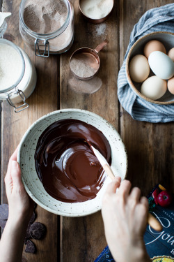 sweetoothgirl:  teff brownies with salted tahini frosting {gluten-free}