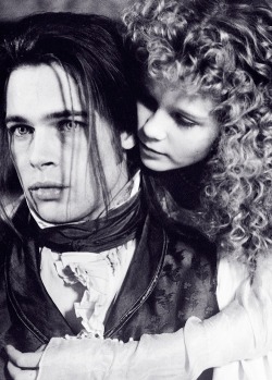 Immortal love (Brad Pitt as Louis de Pointe du Lac and Kirsten