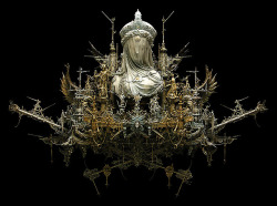 itscolossal:  Ornate Mixed Media Assemblages by Kris Kuksi