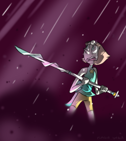 flavoir:  My attempt at drawing Pearl with a background 