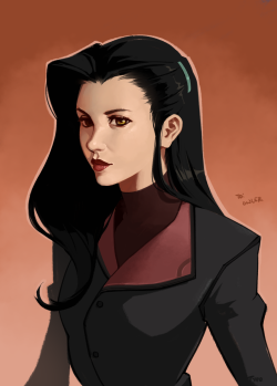 requiemdusk:  Tried doing a semi realism version of Asami - came