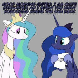 askpun:  I try to help the princess of the night catch up on