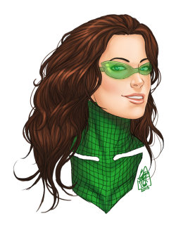 Emerald Valkyrie by Eeren by cyberkitten01   Another fab commission,