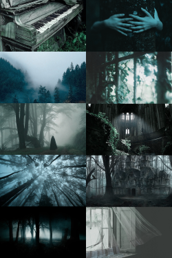 skcgsra:  haunted forest/mansion aesthetic (requested) { more
