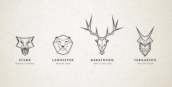 sin-namon-roll:  Great houses of Westeros 