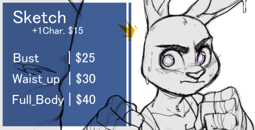 maiz-ken:  Sketch Commissions are (Still)open!  ——————————————————————- Took a small break from workin on commissions  for a while but am back at it again! =w=)9 an again i will be accepting a limited number