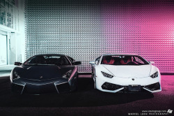 automotivated:  REVENTON x HURACAN by Marcel Lech on Flickr.