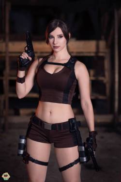 cosplayhotties:  Lara Croft from Tomb Raider by Enji Night