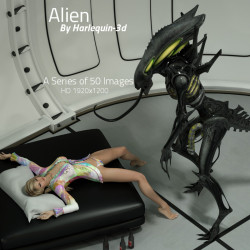 Alien by Harlequin-3d A series of 50 HD Images Daphne discovers