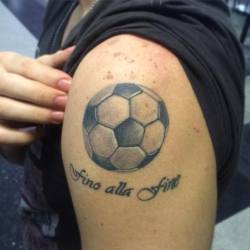 #Tattoo #tatuaje #curado #cicatrizando #football #pelita #brazo