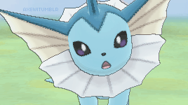 axew:  Vaporeon: An evolved form of Eevee that loves beautiful