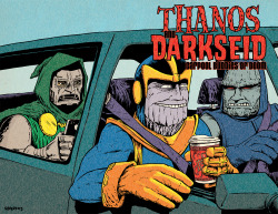 plasticfarm:  The second THANOS AND DARKSEID: CARPOOL BUDDIES