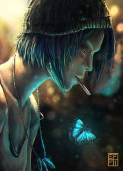 polarwiesel: Happy New Year! I’m back with a Chloe Price commission.