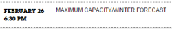 “Maximum Capacity” is now listed on the drop-down