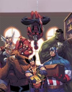 sharealex:  Marvel Characters reading their origin comics 