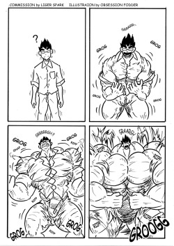 obsessionfodder:  new commission, 4 panel strip
