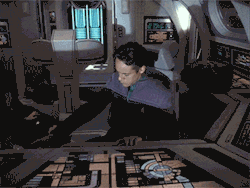 funnynhilariousgif:  MFW I see someone from Star Trek in Game