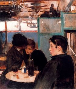cavetocanvas:  Ramon Casas, Café de Paris, 1890 